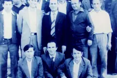 Grup mjekësh dhe infermierësh, fotografi arkivi